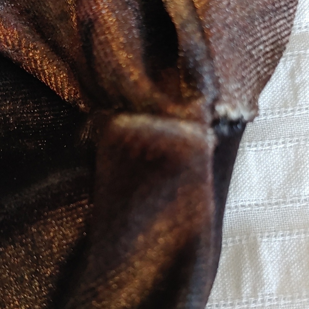 🇨🇦 NWT BRONZE TIE DYE VELVET DRESS - Picture 6 of 9